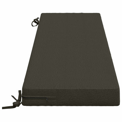 vidaXL 2-Piece Bench Cushions SOEST 100% Polyester Anthracite 5