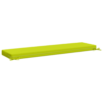 vidaXL 2-Piece Bench Cushions SOEST 2 pcs 100% Polyester Bright Green 6