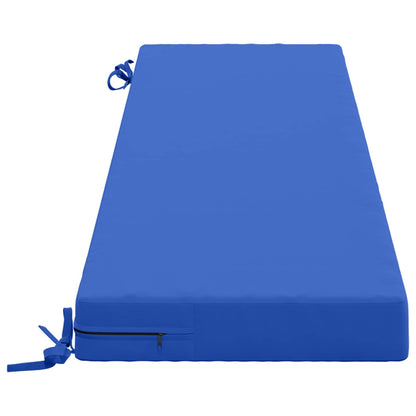 vidaXL 2-Piece Bench Cushions SOEST 2 pcs 100% Polyester Royal Blue 5