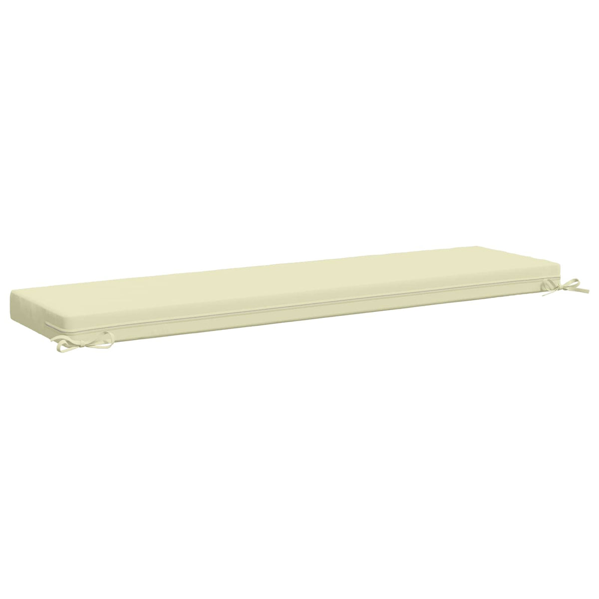 vidaXL 2-Piece Bench Cushions SOEST 2 pcs 100% Polyester Cream 6