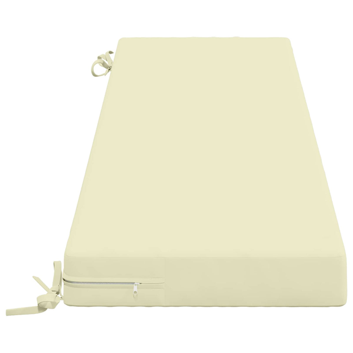 vidaXL 2-Piece Bench Cushions SOEST 2 pcs 100% Polyester Cream 5