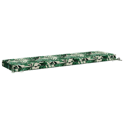 vidaXL 2-Piece Bench Cushions SOEST 2 pcs 100% Polyester Leaf Pattern 6