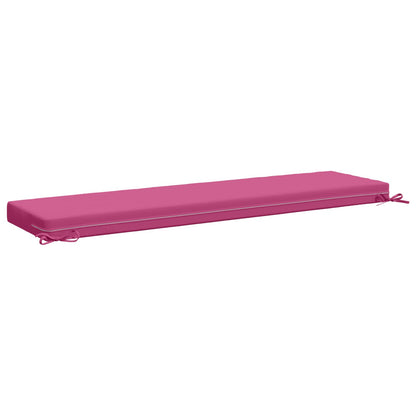 vidaXL 2-Piece Bench Cushions SOEST 2 pcs 100% Polyester Pink 6