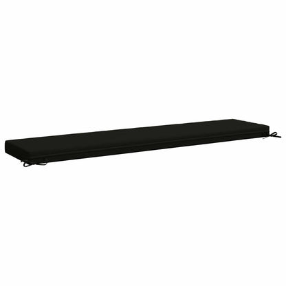 vidaXL 2-Piece Bench Cushions SOEST 2 pcs 100% Polyester Black 6