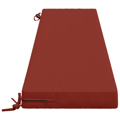 vidaXL 2-Piece Bench Cushions SOEST 2 pcs 100% Polyester Red 5