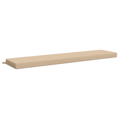 vidaXL 2-Piece Bench Cushions SOEST 2 pcs 100% Polyester Cream 4