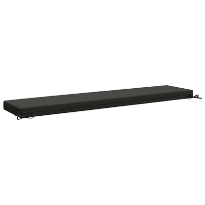 vidaXL 2-Piece Bench Cushions SOEST 2 pcs 100% Polyester Anthracite 6