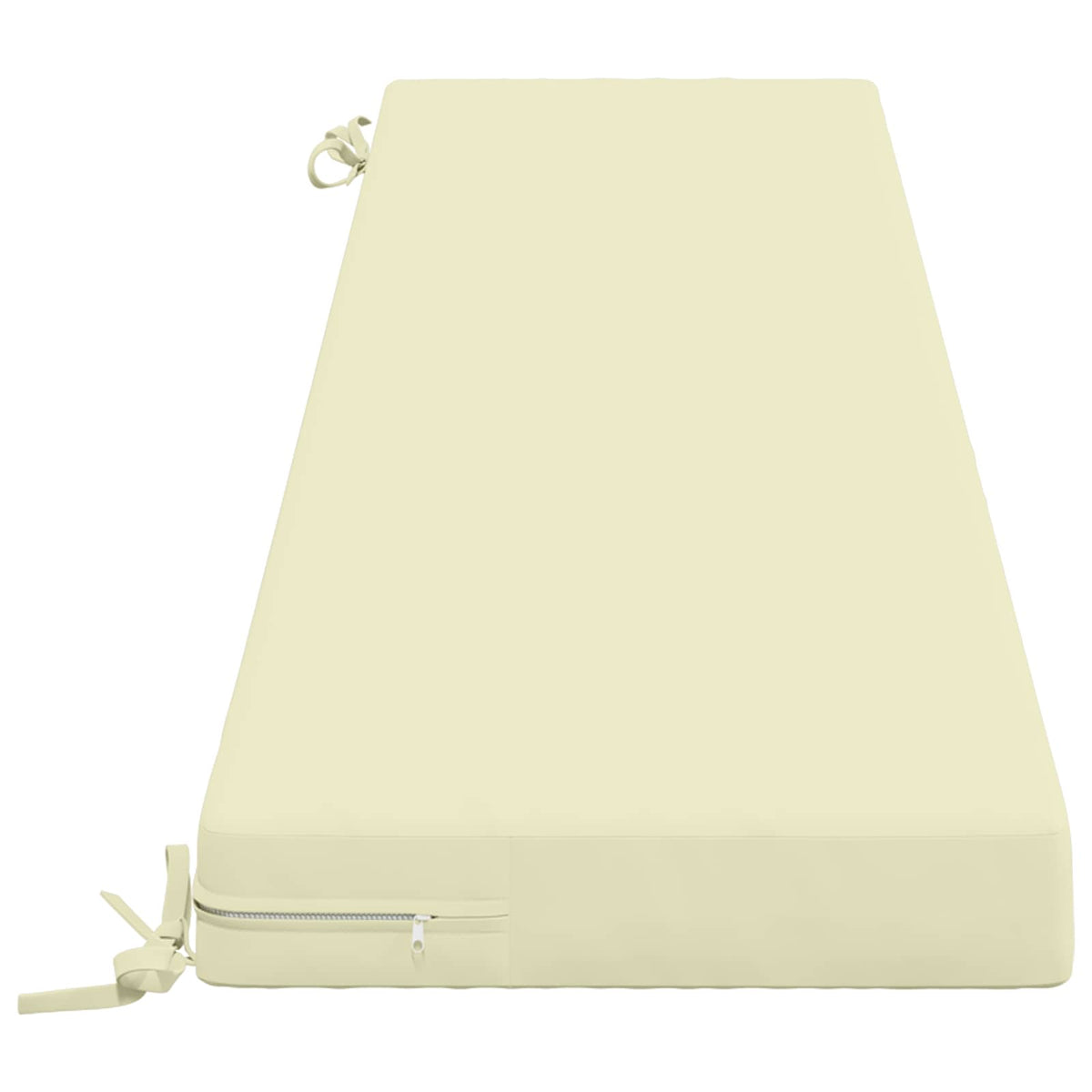 vidaXL 2-Piece Bench Cushions SOEST 2 pcs 100% Polyester Cream 5