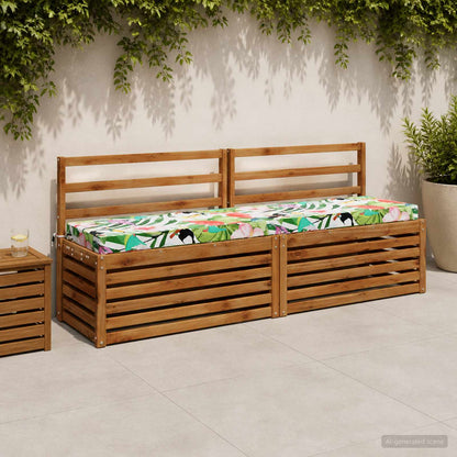 vidaXL 2-Piece Bench Cushions SOEST 2 pcs 100% Polyester Multicolour 1
