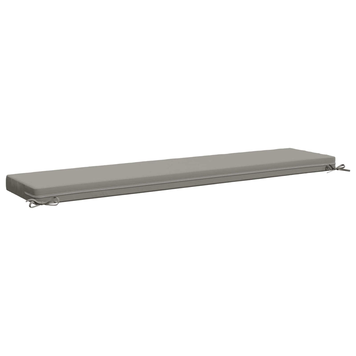 vidaXL 2-Piece Bench Cushions SOEST 2 pcs 100% Polyester Grey 6
