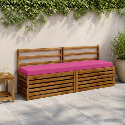vidaXL 2-Piece Bench Cushions SOEST 2 pcs 100% Polyester Pink 1