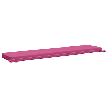 vidaXL 2-Piece Bench Cushions SOEST 2 pcs 100% Polyester Pink 6