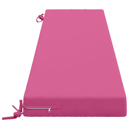 vidaXL 2-Piece Bench Cushions SOEST 2 pcs 100% Polyester Pink 5