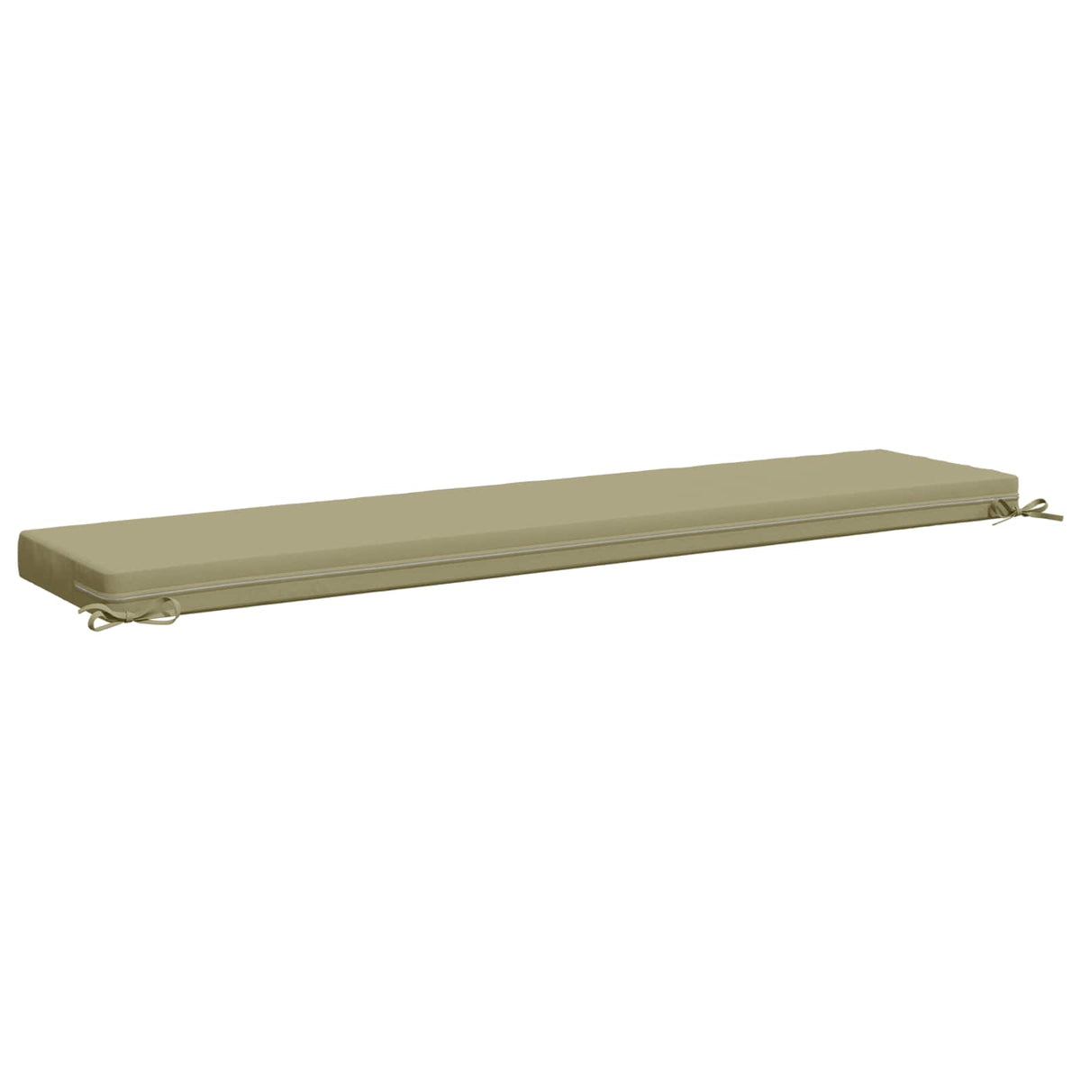 vidaXL 2-Piece Bench Cushions SOEST 100% Polyester Light Green 6