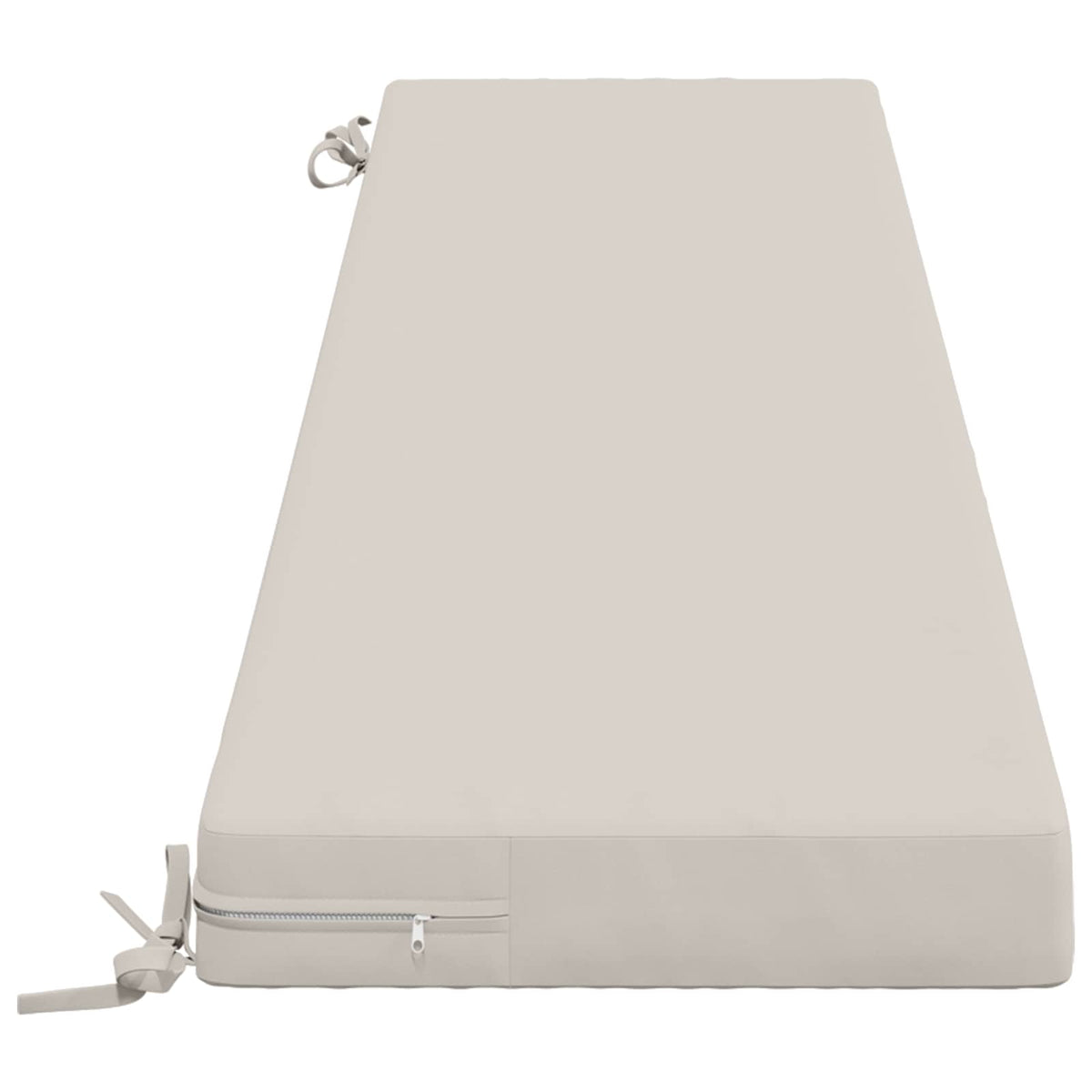 vidaXL 2-Piece Bench Cushions SOEST 2 pcs 100% Polyester White 5