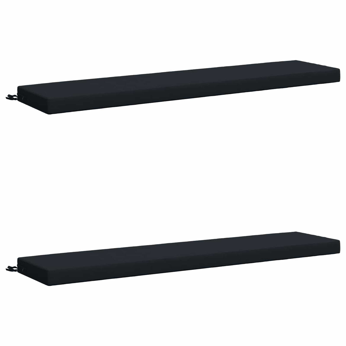 vidaXL 2-Piece Bench Cushions SOEST 2 pcs 100% Polyester Dark Blue 2