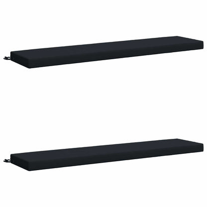 vidaXL 2-Piece Bench Cushions SOEST 2 pcs 100% Polyester Dark Blue 2