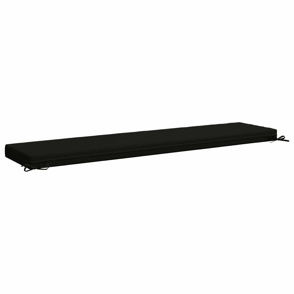 vidaXL 2-Piece Bench Cushions SOEST 2 pcs 100% Polyester Black 6