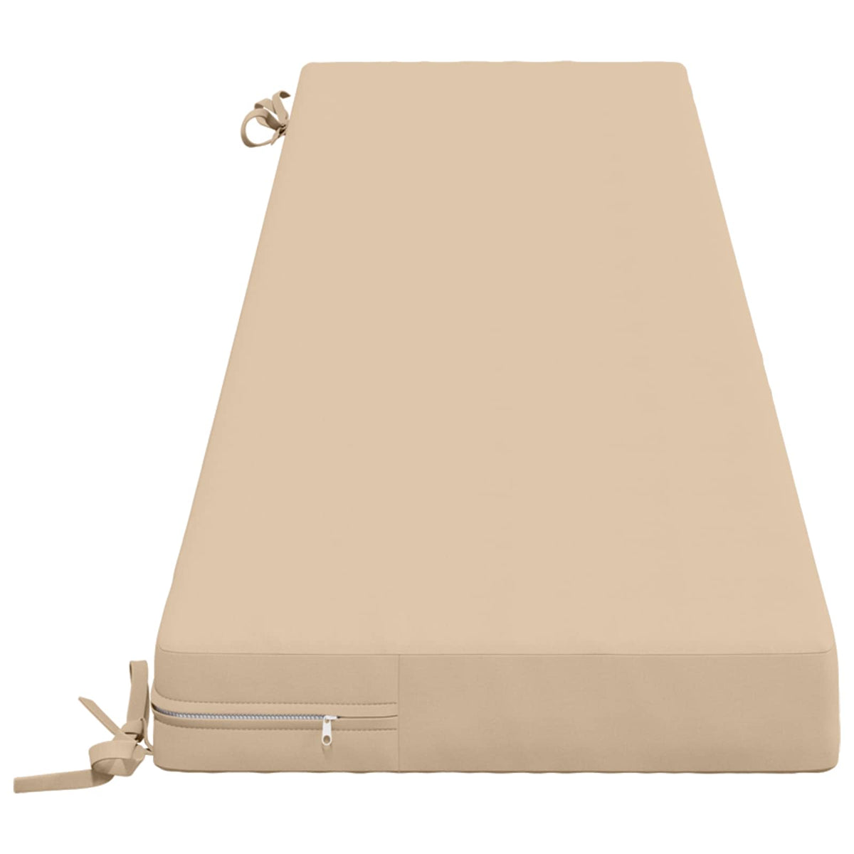 vidaXL 2-Piece Bench Cushions SOEST 2 pcs 100% Polyester Cream 5