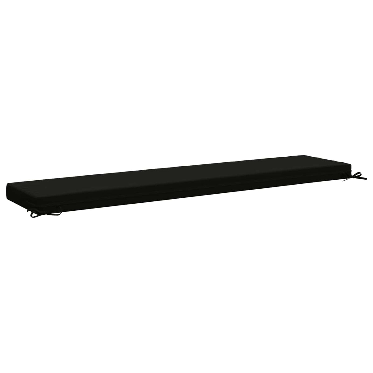 vidaXL 2-Piece Bench Cushions SOEST 2 pcs 100% Polyester Black 6