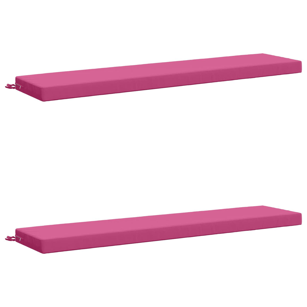vidaXL 2-Piece Bench Cushions SOEST 2 pcs 100% Polyester Pink 2