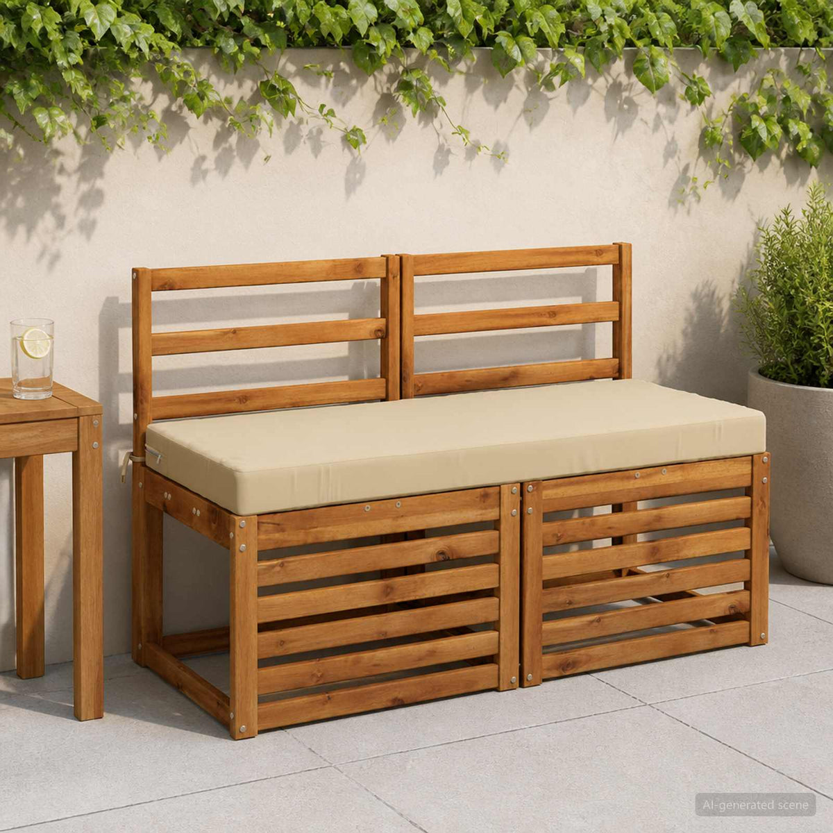 Bench Cushions SOEST Polyester Beige