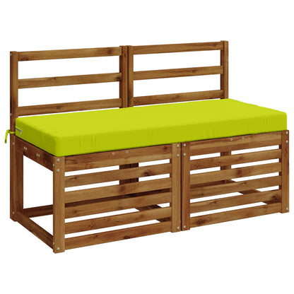 Bench Cushions SOEST 2 pcs 100% Polyester Bright Green