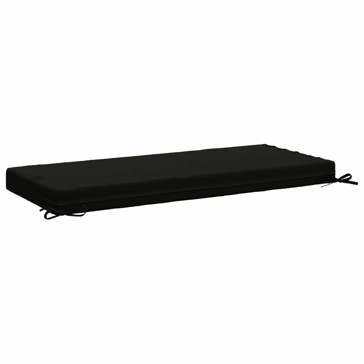vidaXL Bench Cushions SOEST 2 pcs 100% Polyester Black 110 x 50 x 8 cm 6