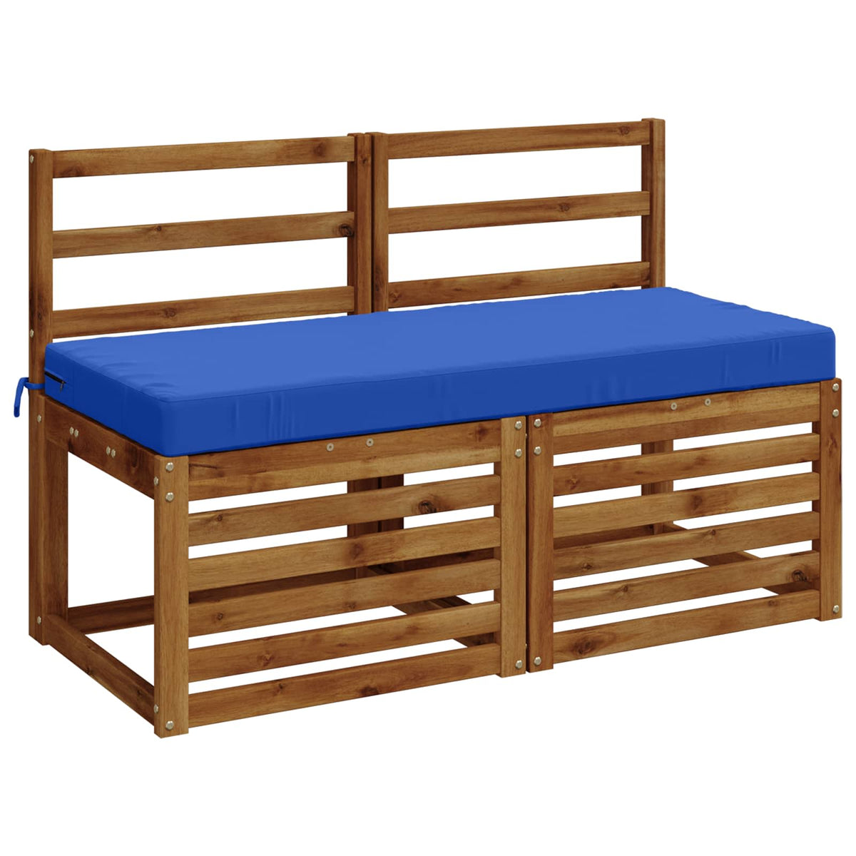 Bench Cushions SOEST 2 pcs Polyester Depth 50 cm Height 8 cm Width 110 cm Royal blue