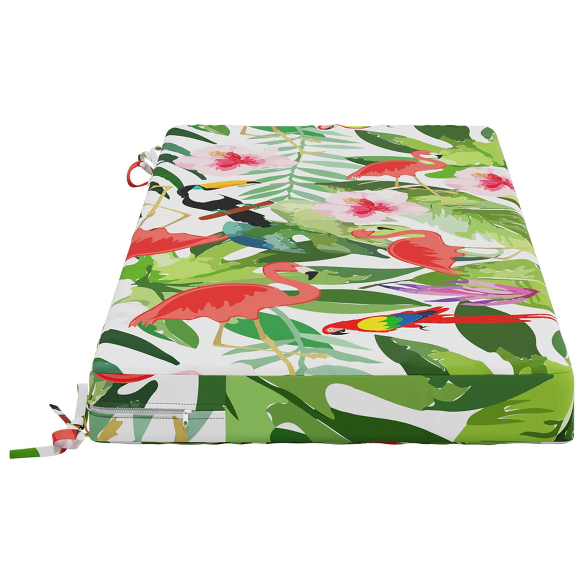 vidaXL Bench Cushions SOEST 2 pcs 100% Polyester Multicolour 5