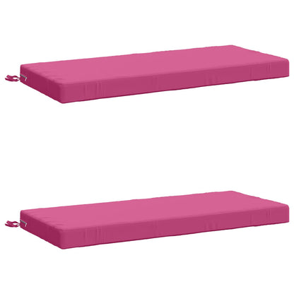 Bench Cushions SOEST 2 pcs 100% Polyester Pink