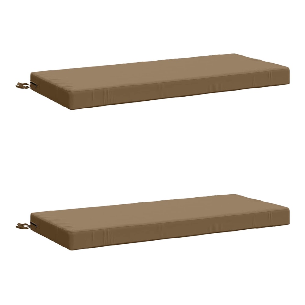 Bench Cushions SOEST Polyester Taupe