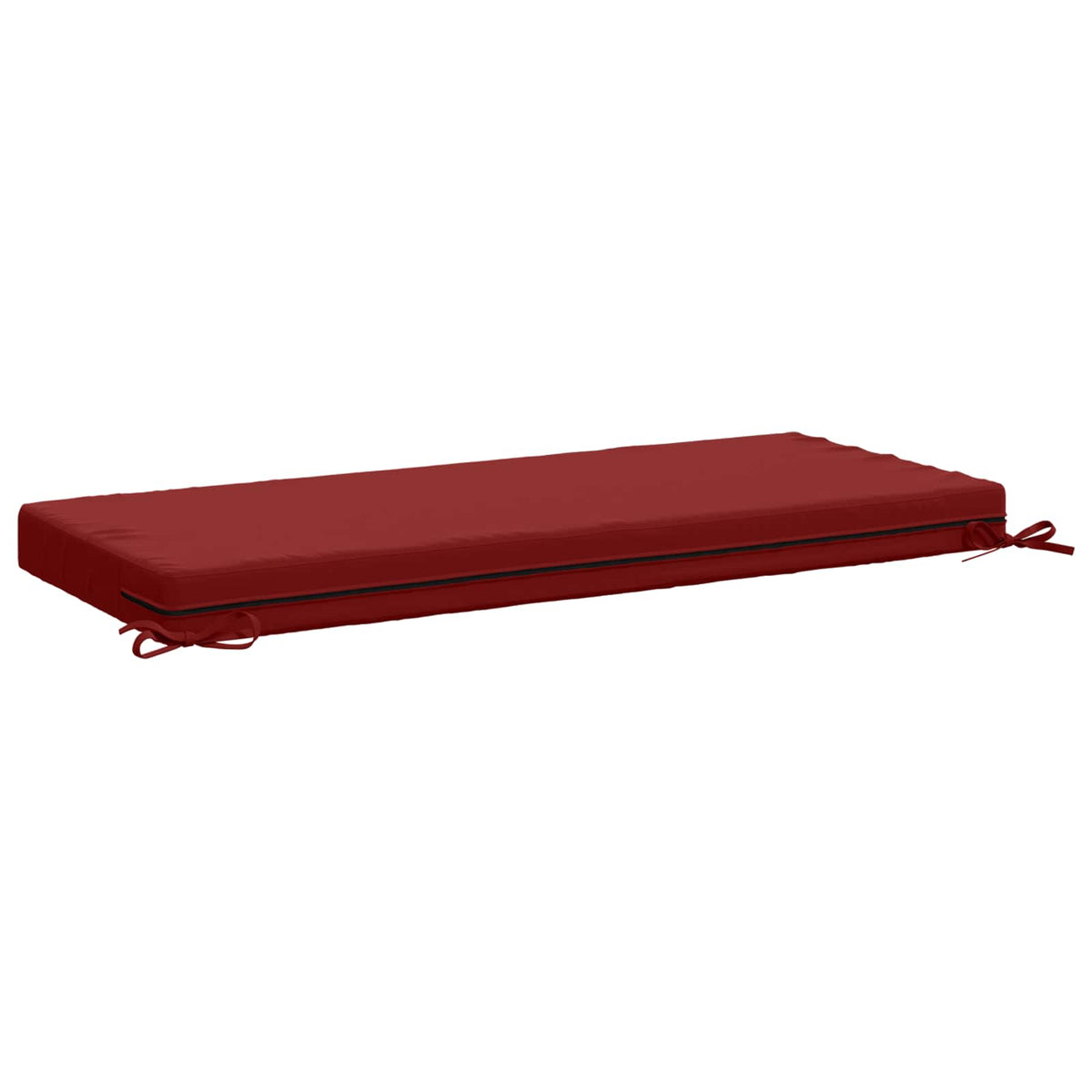 Bench Cushions SOEST 2 pcs 100% Polyester Wine Red