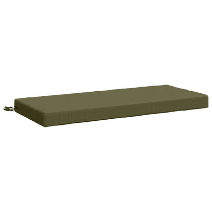 Bench Cushions SOEST 2 pcs 100% Polyester Olive Green