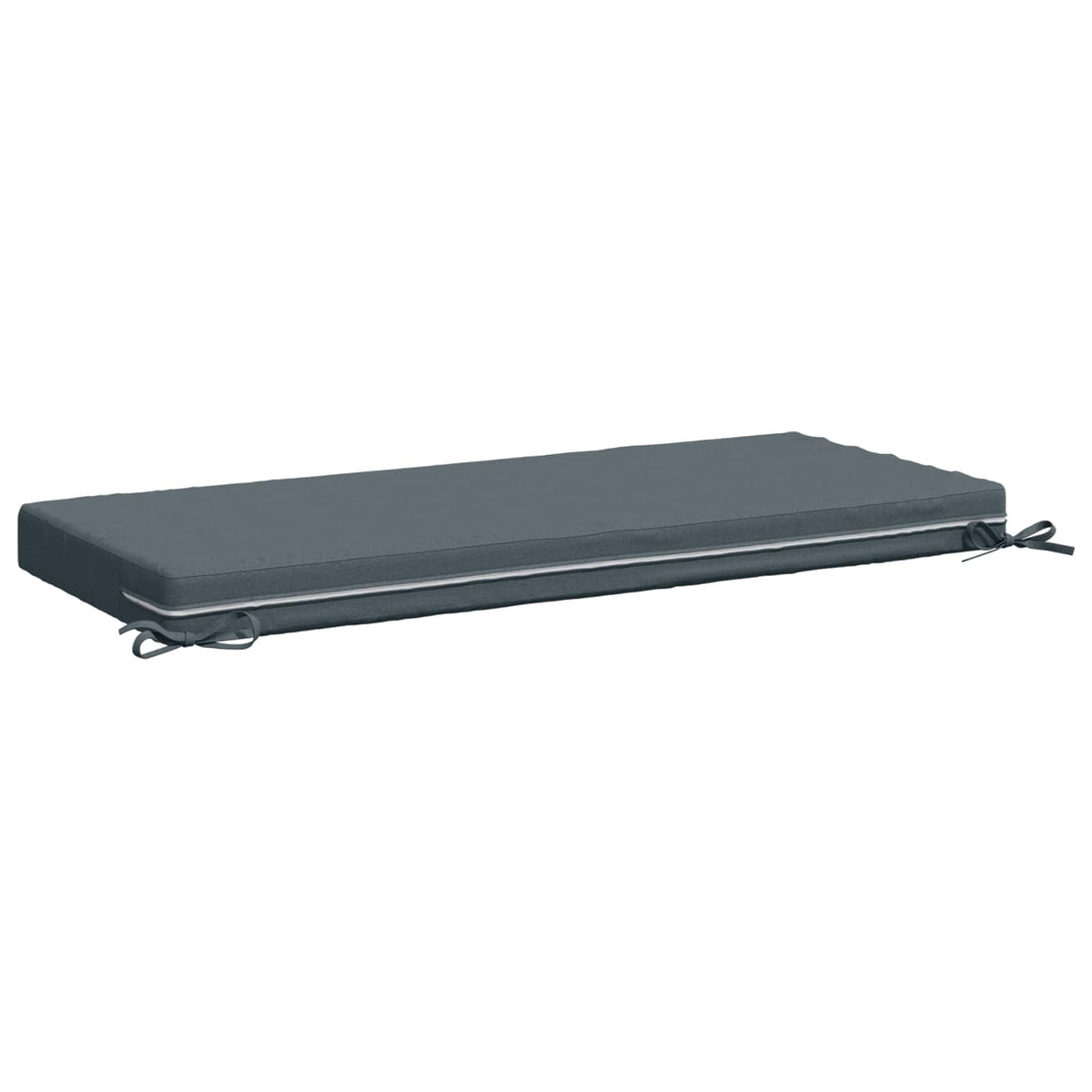 vidaXL Bench Cushions SOEST 2 pcs 100% Polyester Blue 120 x 50 x 8 cm 6