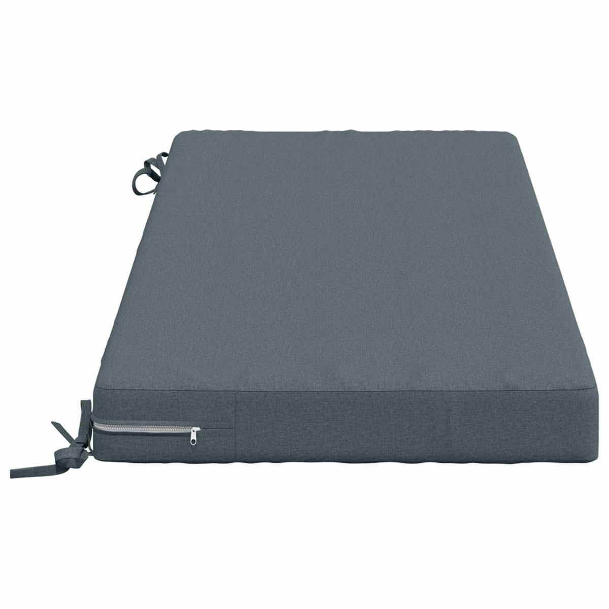 vidaXL Bench Cushions SOEST 2 pcs 100% Polyester Blue 120 x 50 x 8 cm 5