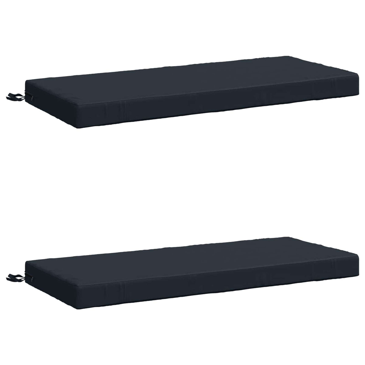 Bench Cushions SOEST 2 pcs 100% Polyester Dark Blue