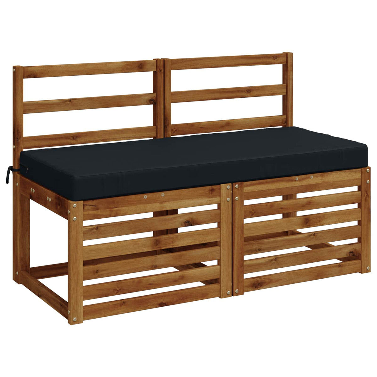 Bench Cushions SOEST 2 pcs 100% Polyester Dark Blue