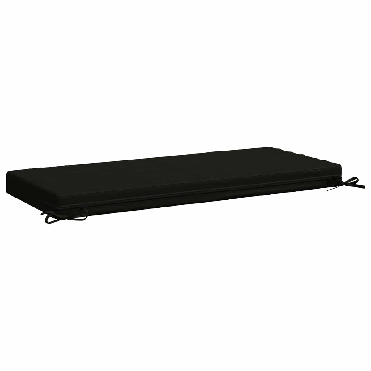 Bench Cushions SOEST 2 pcs 100% Polyester Black
