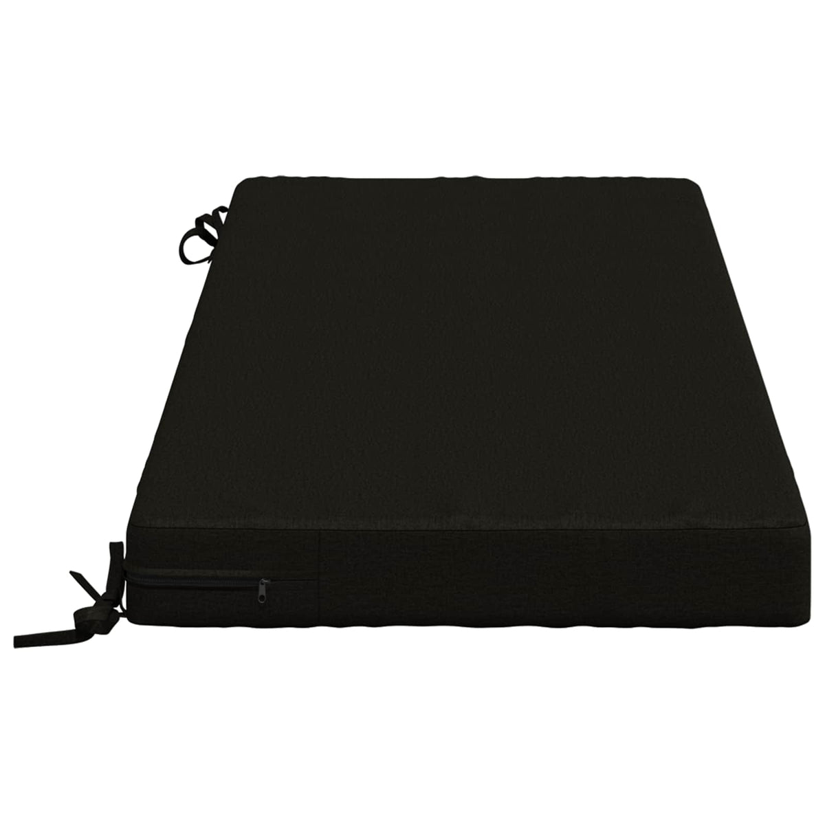 Bench Cushions SOEST 2 pcs 100% Polyester Black