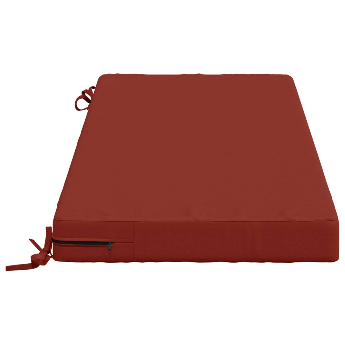 vidaXL Bench Cushions SOEST 2 pcs 100% Polyester Red 120 x 50 x 8 cm 5