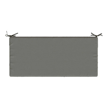 vidaXL Bench Cushions SOEST 2 pcs 100% Polyester Grey 120 x 50 x 8 cm 6