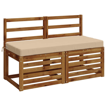 Bench Cushions SOEST 2 pcs 100% Polyester Cream