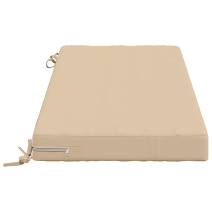 Bench Cushions SOEST 2 pcs 100% Polyester Cream