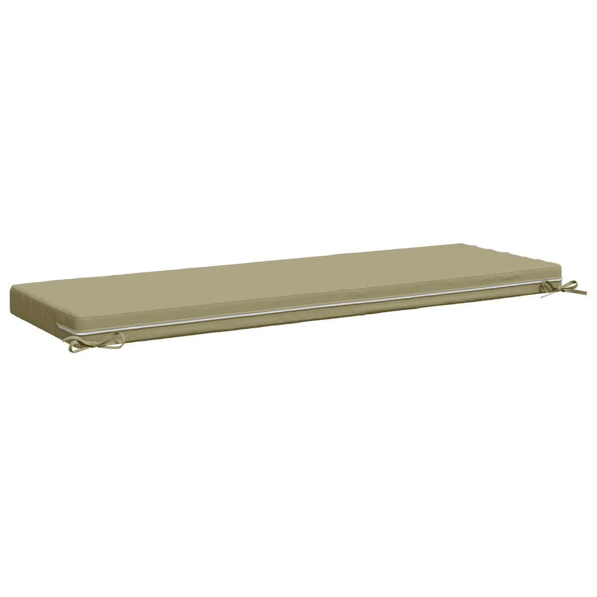 vidaXL 2-Piece Bench Cushions SOEST 2 pcs 100% Polyester Light Green 6