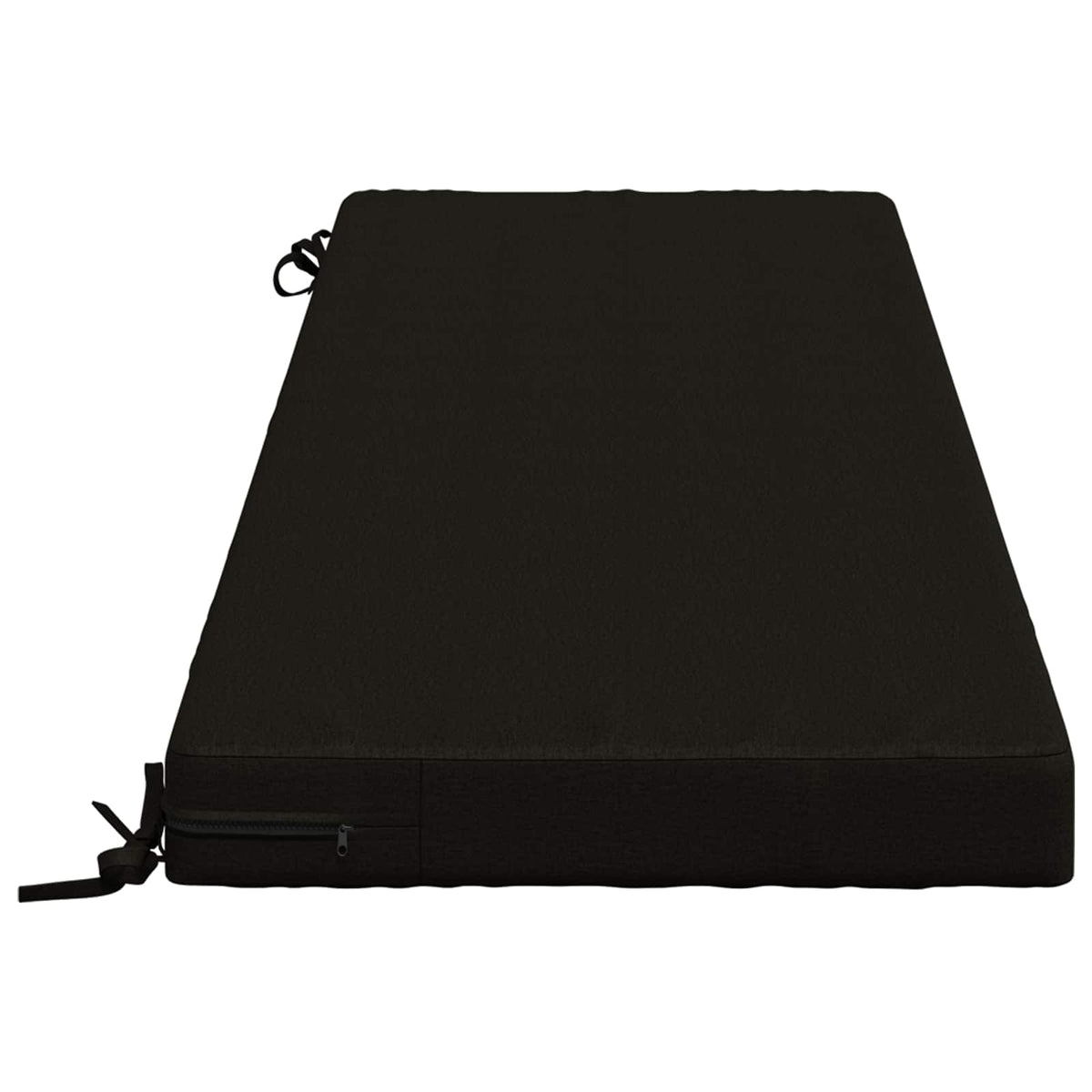 vidaXL 2-Piece Bench Cushions SOEST 2 pcs 100% Polyester Black 5