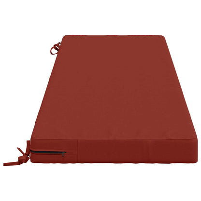 vidaXL 2-Piece Bench Cushions SOEST 2 pcs 100% Polyester Red 5