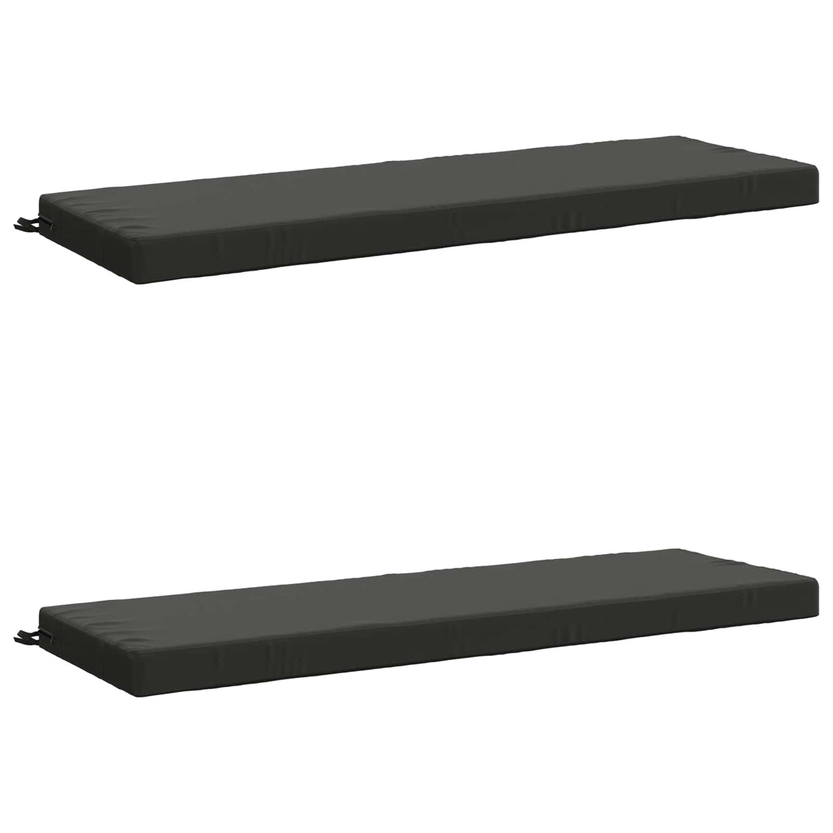 vidaXL 2-Piece Bench Cushions SOEST 2 pcs 100% Polyester Anthracite 2