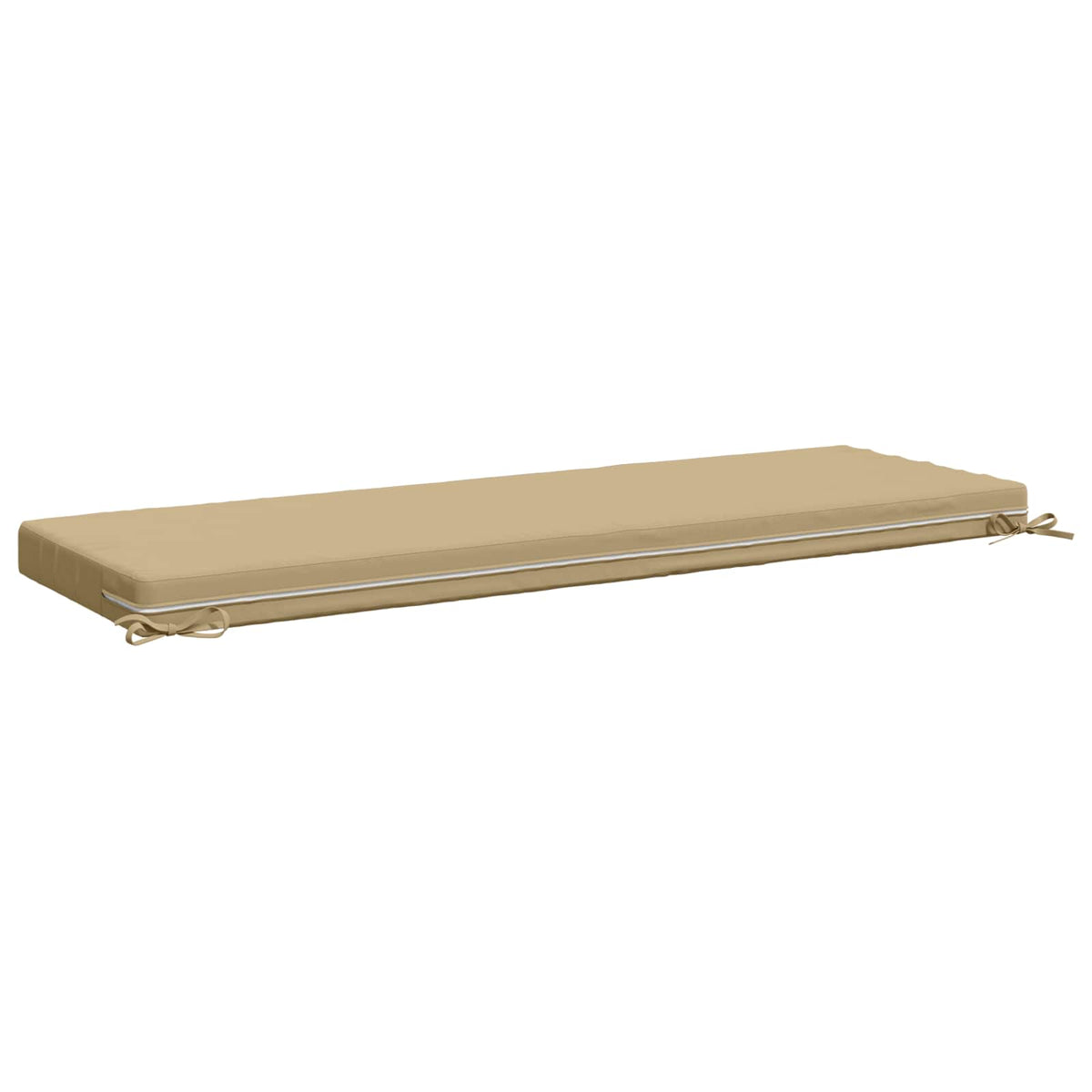 vidaXL 2-Piece Bench Cushions SOEST 2 pcs 100% Polyester Beige 6