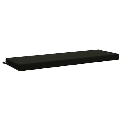 vidaXL 2-Piece Bench Cushions SOEST 2 pcs 100% Polyester Black 4